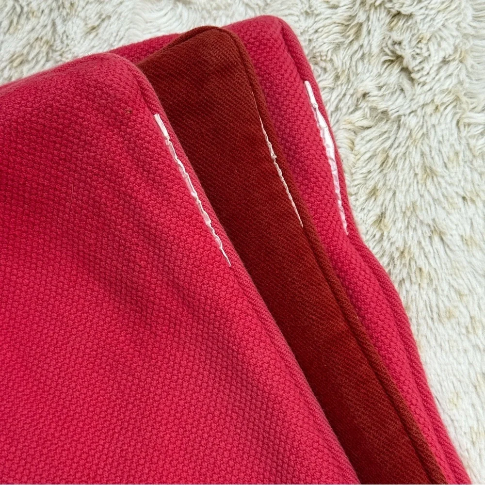Ralph Lauren Bundle of 3 Red/Pink Pillow Shams